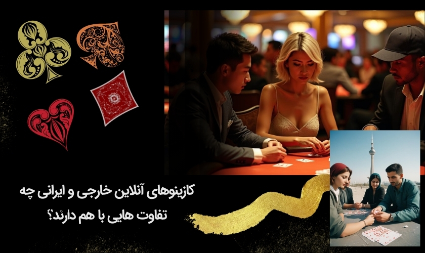 مقایسه کازینوهای ایرانی و خارجی